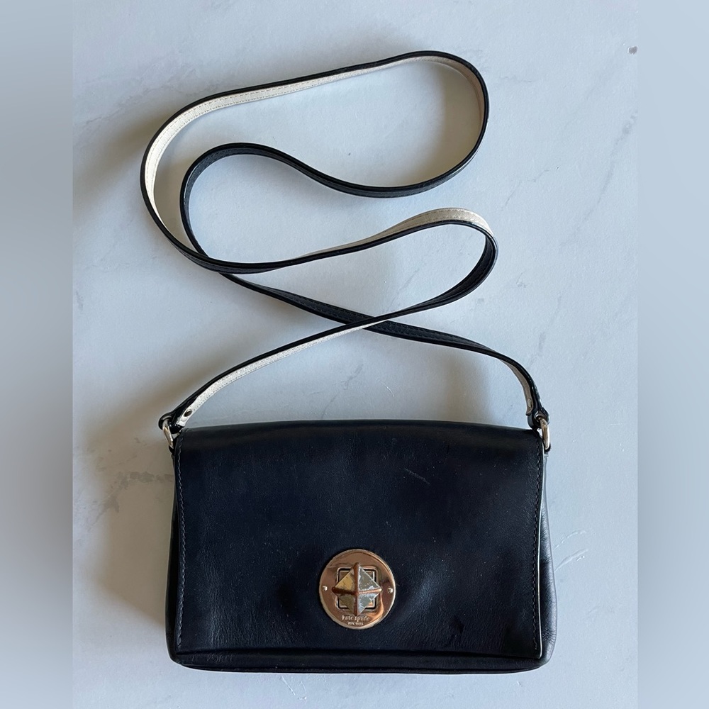 Kate Spade Black Leather Crossbody